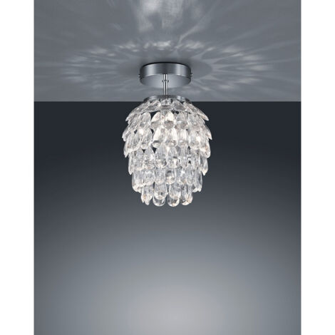 Plafoniera Soffitto Interno 4W Gemme Trasparenti 40 cm Petty GD Trio