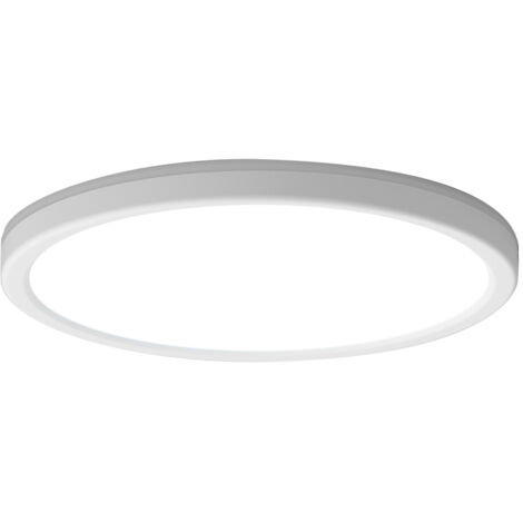 Plafoniera soffitto moderna bianca 40cm LED 36W Corte Italux