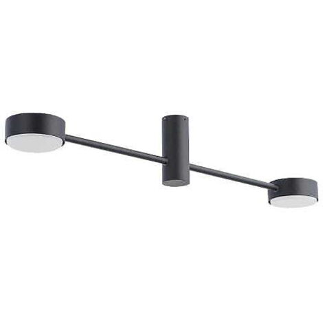 Plafoniera soffitto Nowodvorski Orbit nera metallo 68cm