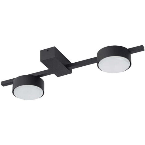 Plafoniera soffitto Nowodvorski PILLS nera alluminio 2xGX53