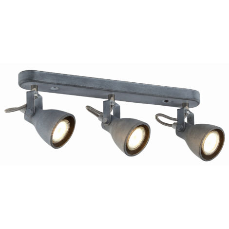 Plafoniera spot Candellux ASH 93-64301 grigia 3xGU10