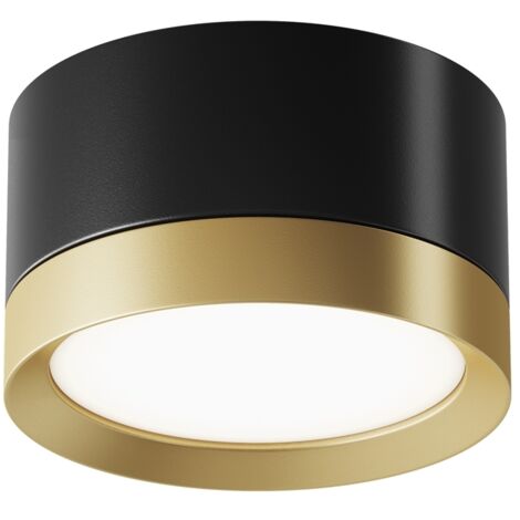 Plafoniera spot da soffitto HOOP Maytoni nero oro GX53