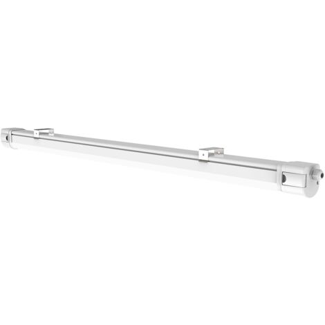 "Plafoniera stagna CONCORDE Bianco in pc 75W 9700LM 4000K(Luce naturale) IP65 160cm."