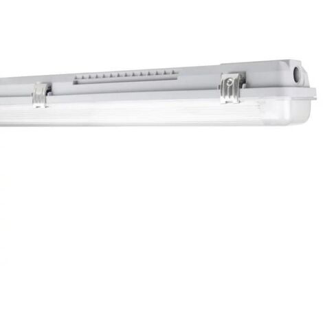 Plafoniera stagna dp housing 1200 p 2x lampade led t8 ip65 policarbonato 1200 mm ledvance dp1200hous2xg4
