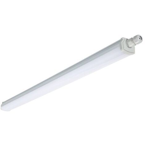 Plafoniera Stagna LED 120 cm 30W IP66 Ledinaire WT060C   Bianco Freddo  6500K