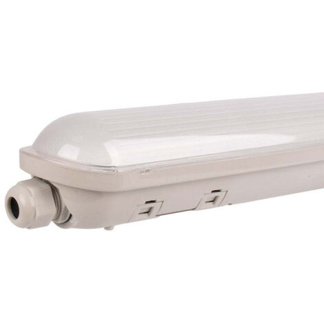 Plafoniera stagna LED lineare collegabile CCT con sensore di
