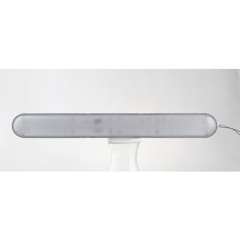 Plafoniera stagna NAUTILUS Argento in pc 55W 7500LM 4000K(Luce naturale) IP65 148cm.
