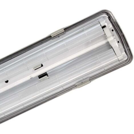 Plafoniera Stagna Per Led PL 2X36W IP65 Senza Tubi
