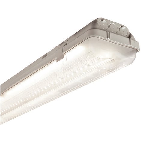 Plafoniera stagna senza tubi led saving stagna - 2x36w - 4000°k natur.- 4000 lm - 1264x121x82h