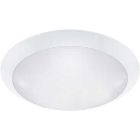 Plafoniera stagna tonda bianca 30cm 2xE27 IP65 Struhm