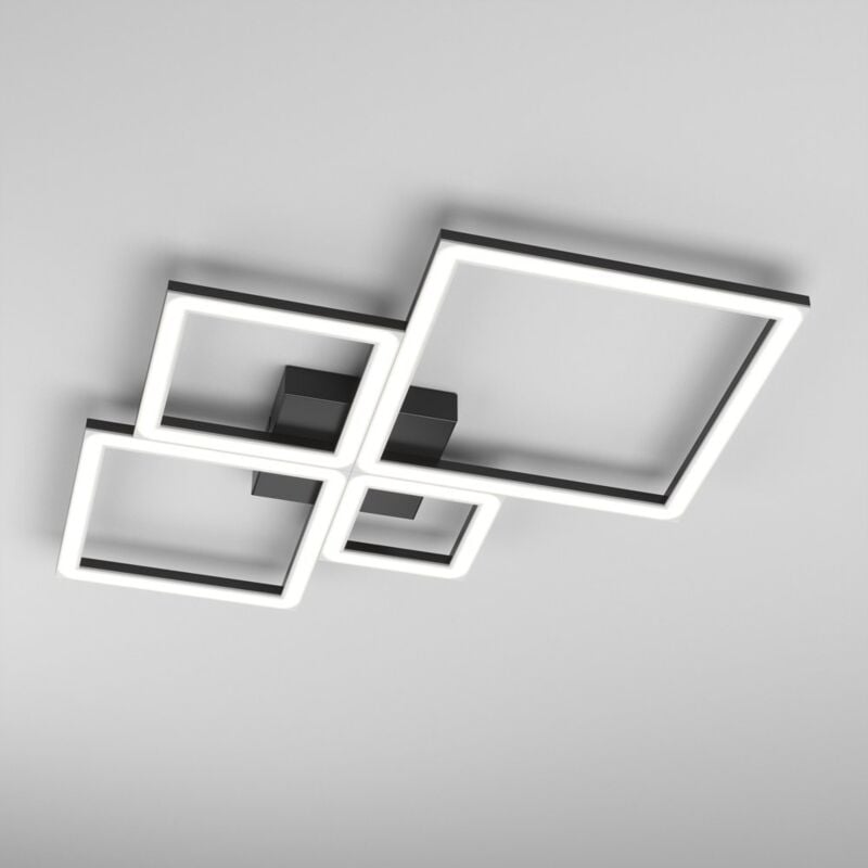 Top-light - Plafoniera Moderna Quadrata Four