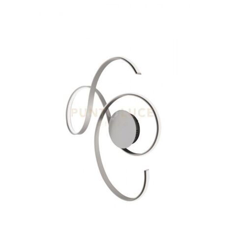 PLAFONIERA TWIST A LED GRANDE SILVER 3000k 2850lm 57w 80x73CM