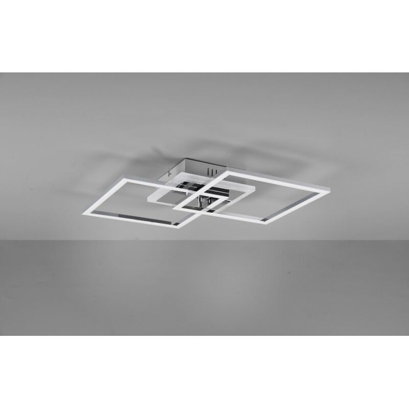 Image of Plafoniera Venida Cromo Quadrati Led 25w 4000k Dimmer Trio Lighting