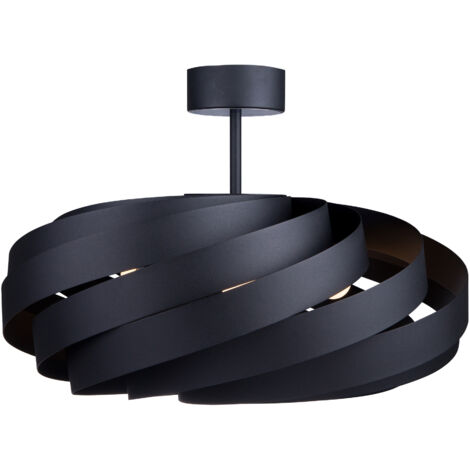 Plafoniera VENTO nera metallo 4xE27 Zuma Line 1131