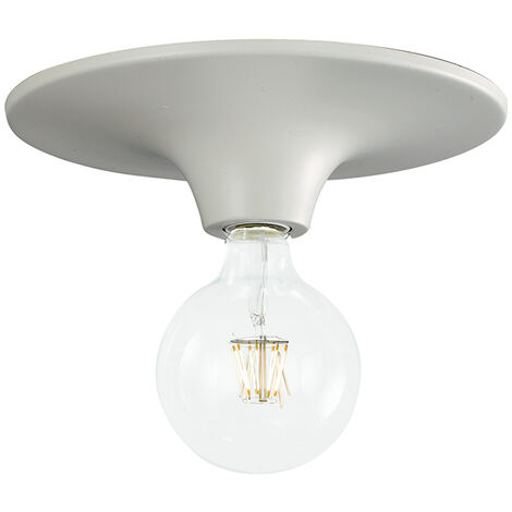 Plafoniera VESEVUS in metallo bianco 18 cm.
