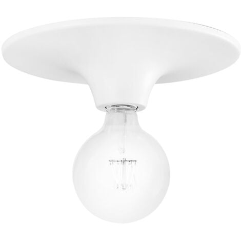 FAN EUROPE "Plafoniera VESEVUS in metallo bianco 30 cm."