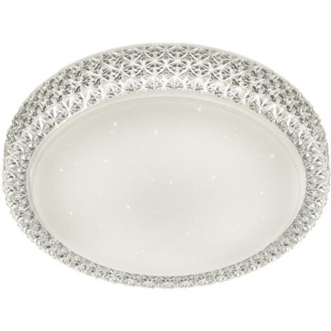 REALITY LEUCHTEN Plafoniera Led Interno Dimmer Cielo Stellato Trasparente 40 cm Pegasus GD Trio