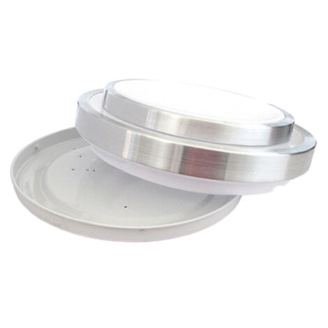 Plafoniera Vuota Rotondo Diametro 380mm Modello Doppio Anelli Per Led Plates