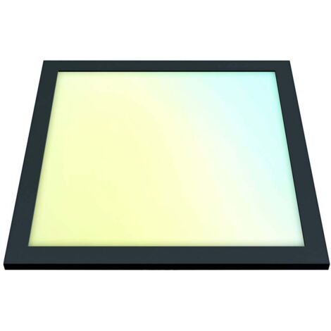 Plafoniera Wiz Philips 30x30cm Nero WiFi+Bluetooth