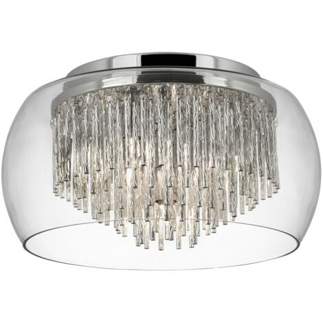Plafoniere apparecchio in alluminio cromato cucina corridoio ufficio camera da letto soggiorno illuminazione