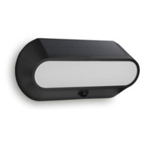 PLAFONIERE LED SOLARI AURA OVALE 5W NERO