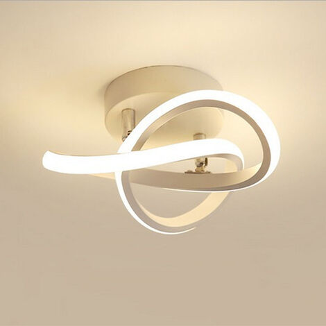 STOEX Plafoniere Moderna a Led Bianco Lampadario Stile Nordico Plafoniere Design Creativo per Camera da Letto, Cucina, Soggiorno, Corridoio, Ristorante, Balcone, Bianco Caldo