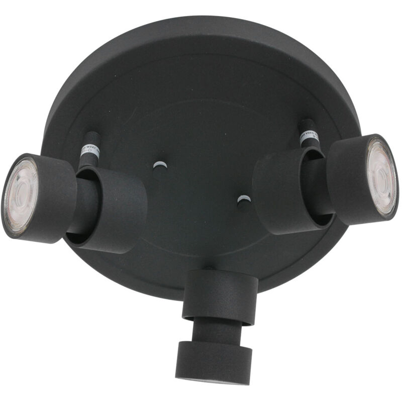 Plafoniere Natasja led - nero - 7905ZW - Nero