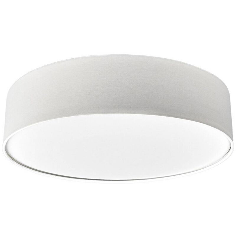

Plafón LED Sebatin de tela color crema