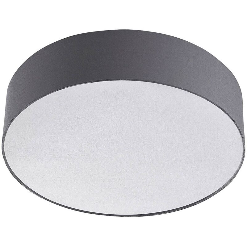 

Plafón LED Sebatin de tela color gris