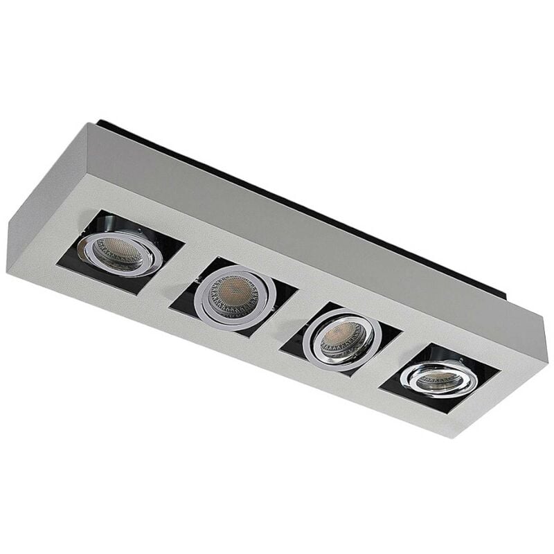 

Arcchio - Plafón LED Vince alargado blanco de 4 focos