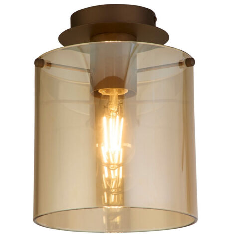 Plafonnier 1 lumière Sweden Brun moka - 88911-1MO