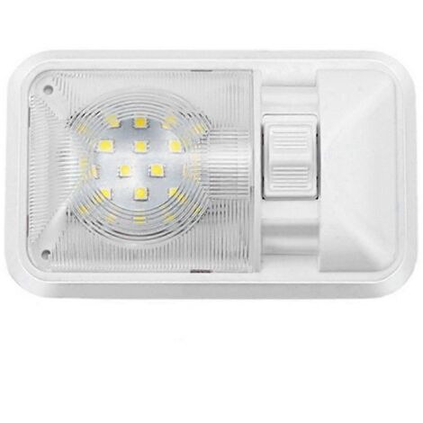 Plafonnier 12V pour camping-car, caravane, bateau, cargo -