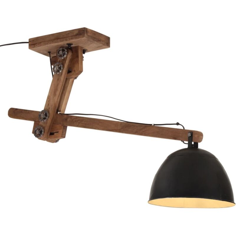 Plafonnier 25 w noir 105x30x65-108cm E27