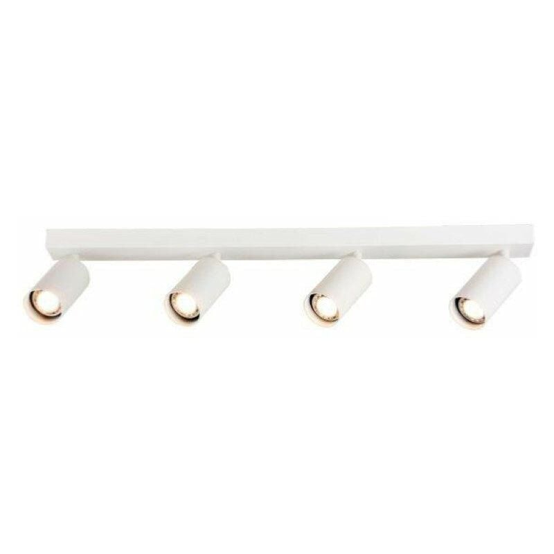 Optonica - Plafonnier 4 Spots Orientables Blanc pour Ampoule GU10 - silamp