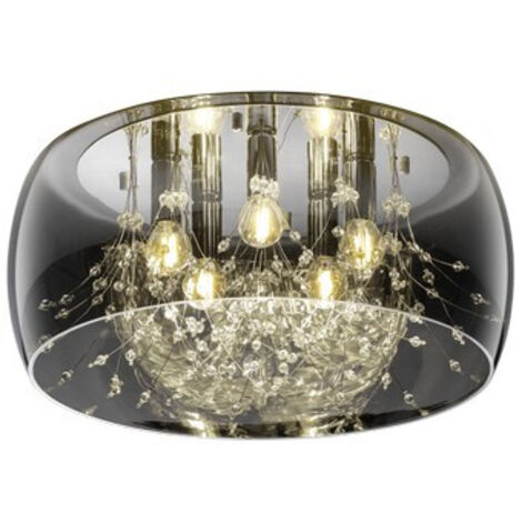 Plafonnier 5xe14 max28w verre chrome - trio - crystel 63016196 63016196 63016196 63016196 63016196 63016196 63016196 63016196 63016196