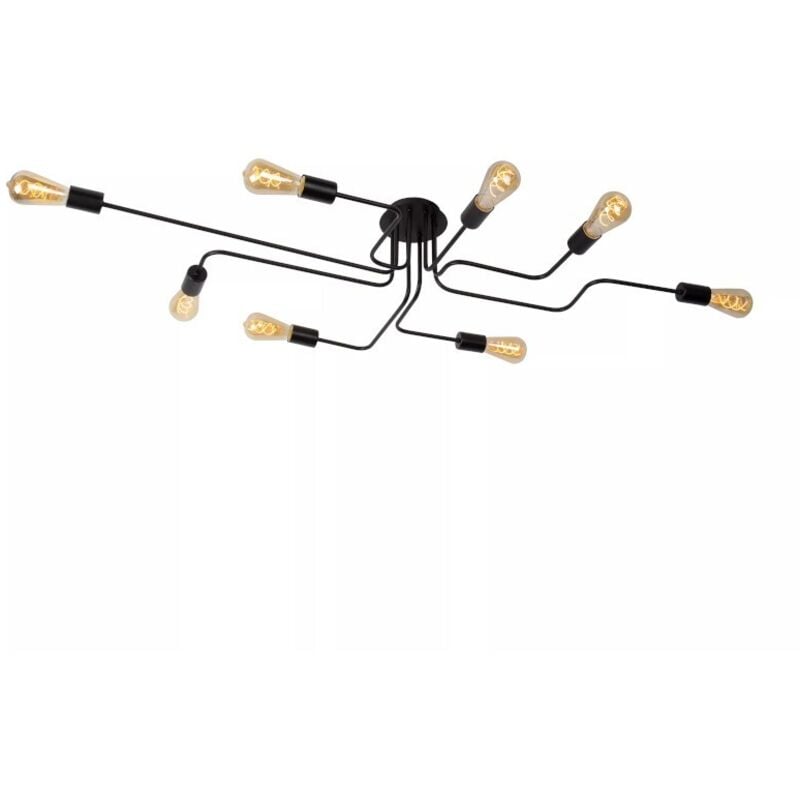 Lester Plafonnier-Noir-8xE27