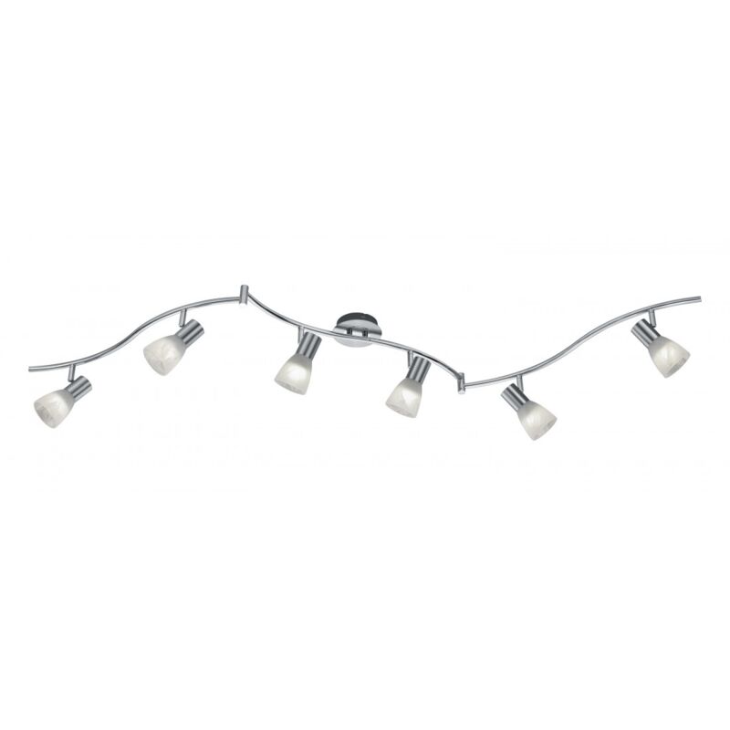 Plafonnier 6 Spot E14 Orientable Levisto Nickel Trio Lighting