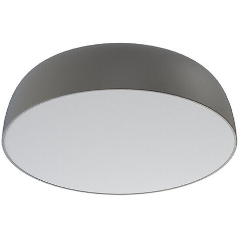 Plafonnier 7xE27 rond gris 58cm Satellite Nowodv.