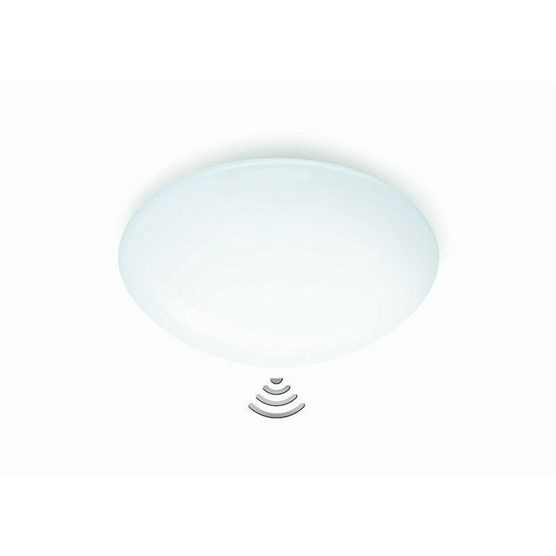 Swanew - Plafonnier à detecteur Plafonnier avec détecteur de mouvement 12W led Lampe de salle de bain Sensor Lampe de salle de bain Blanc chaud
