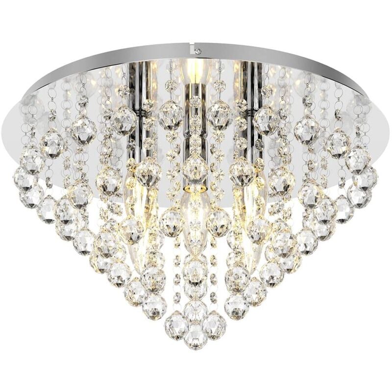 Lindby - Plafonnier à intensité variable 'Annica' en métal pour salon & salle à manger