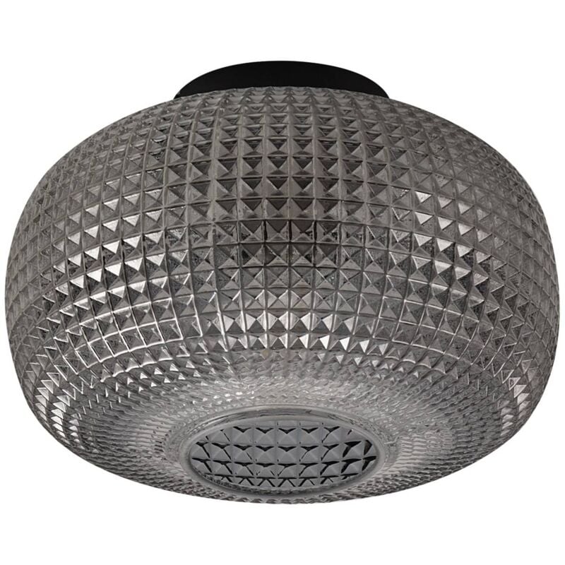 Plafonnier à intensité variable 'Hildur' en verre pour salon & salle à manger