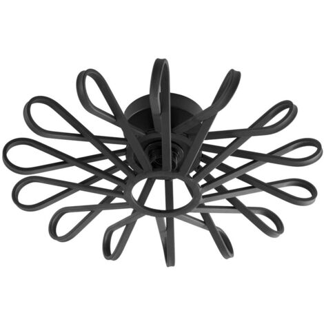 Plafonnier à intensité variable 'Kaelen' en métal pour salon & salle à manger