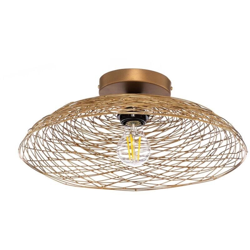 Plafonnier à intensité variable 'Thorian' en métal pour salon & salle à manger