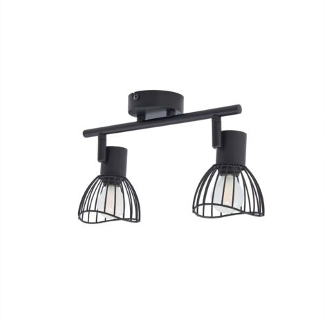 Plafonnier à intensité variable 'Piena' en métal pour salon & salle à manger