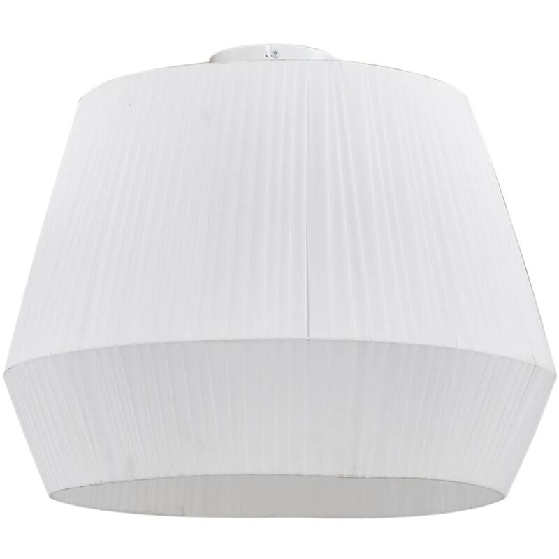 Plafonnier à intensité variable 'Vitore' en textile pour salon & salle à manger