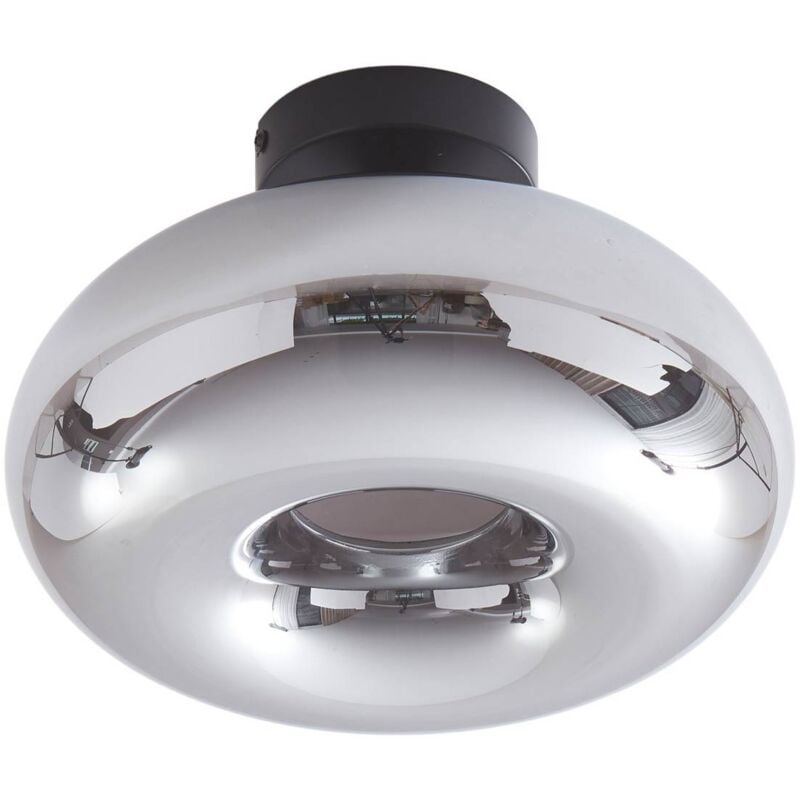 Lindby - Plafonnier à intensité variable 'Zehra' en verre pour couloir