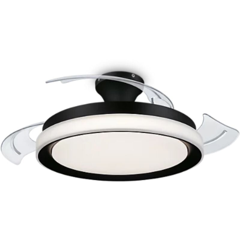 Plafonnier à led avec ventilateur Philips bliss 28+35w 2700/5500/4000k noir - 27910000