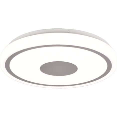 Plafonnier à leds trio lighting bunda 16w 4000k chrome - r64361106
