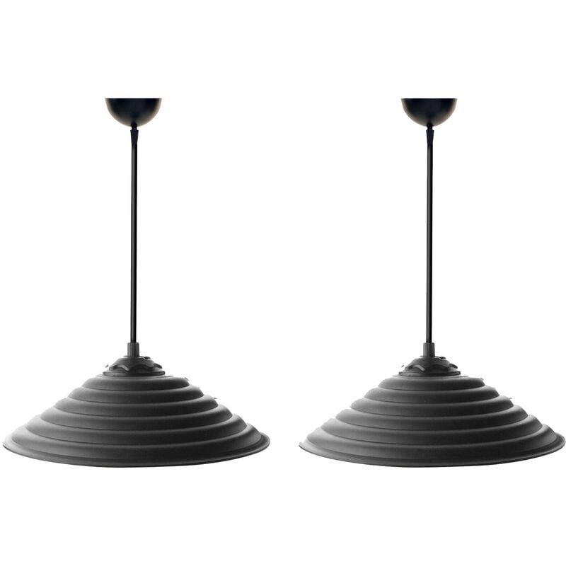 Plafonnier abs en couleur Noir - Noir