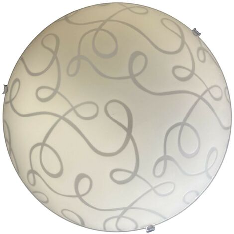 Plafonnier Alma blanc 30 cm